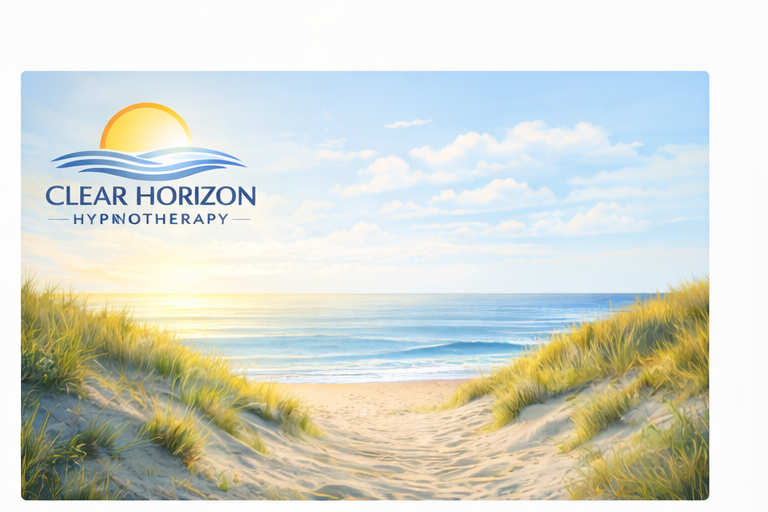Path through the dunes opening to the sea, symbolising a clear path forward